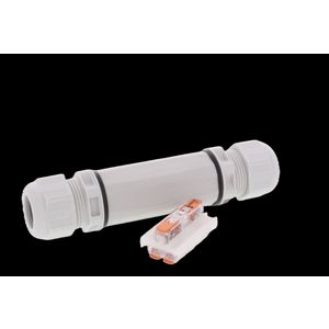Kabelverbinder, M25 met 3x connector en 2x wartel ESKV25, grijs (788/ESKV25/221-2411L) VVE=15
