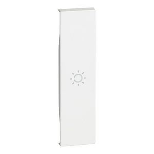 Toets + lichtsymbool wit 1 module LivingNow