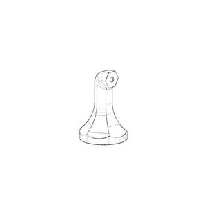Handhouder,reservetoiletrolplanchet 91x60x60mmDark Pla geb