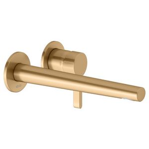 1-hendel wastafelmengkraan UP wandmontage 243mm messing 51516250202