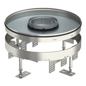 Ronde cassette v. tubus Ø305mm rvs A2 1.4301