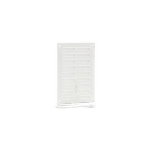 Afsluitbaar ventilatierooster 150x220mm wit