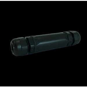 Kabelverbinder, M25 met 5-p. connector en 2x wartel ESKV25, zwart (788/ESKV25BK) VVE=15
