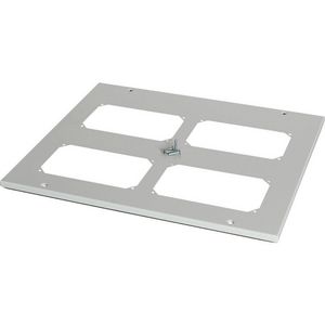 Dak- of bodemplaat voor F3A flensen IP55 BxD=650x600mm