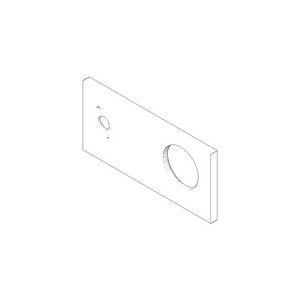 Rozet 166,5x78x8,5mm Champagne (22kt Goud)