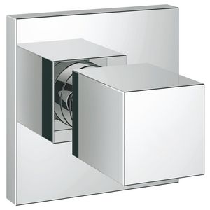 Eurocube afbouwset v.stopkraan chroom