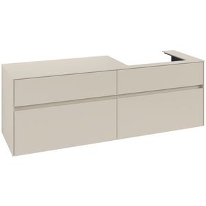 Wastafelonderkast Collaro 1600x548x500mm Cashmere Grey C023B0VN