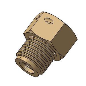 Adapter set 2 x 1/4 plastic