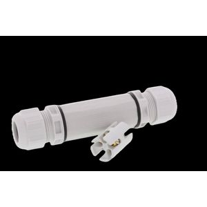 Kabelverbinder, M25 met 5-p. connector en 2x wartel ESKV25, grijs (788/ESKV25LG) VVE=15