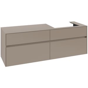 Wastafelonderkast Collaro 1600x548x500mm Taupe C023B0VM