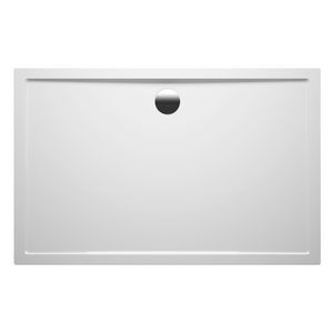 Douchebak SION 140x90cm acryl wit randhoogte 4,5cm glans excl. pootset