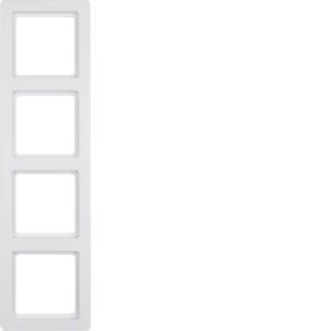 Afdekraam 4-v berker Q.1 polarwit soft-finish