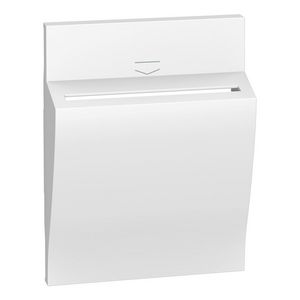Sierplaat badge-schakelaar wit 3 module LivingNow