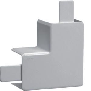 Vlakke hoek voor goot 20x35/36mm LF grijs