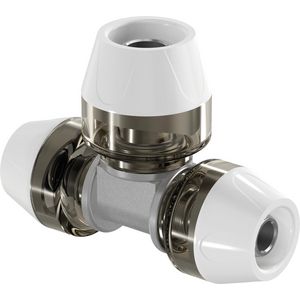 T-koppeling verlopend RTM messing 16x20x16mm