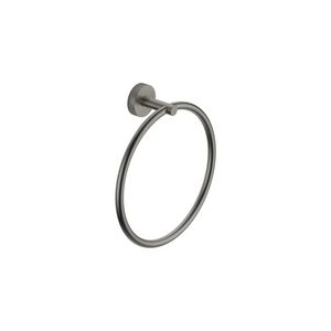 Handdoekring rond Dark Platinum gebors.
