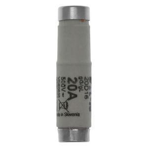 Zekering laagspanning 20A AC 500V D1 gL/gG IEC traag VVE=10