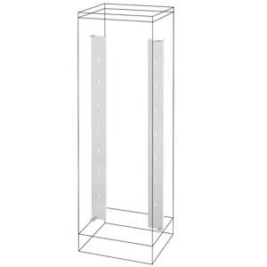 GEREDUCEERDE MONTAGERAILS EN FRAMES-VERDEELKASTEN VOOR VLO