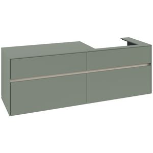 Wastafelonderkast Collaro 1600x548x500mm Soft Green C023B0AF