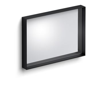 Look at Me spiegel, 70cm, met omlijsting, mat zwart