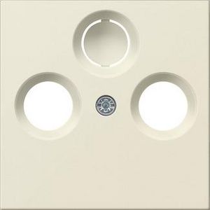 Afdekking coax.antenne-CD System 55 creme wit