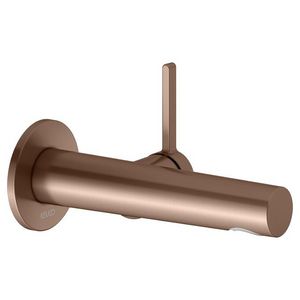 1-hendel wastafelmengkraan UP wandmontage 165mm rood goud 51516290101