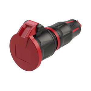 Koppelcontactstop randaarde klep TopTaurus2 zwa/roo polyamide VVE=10