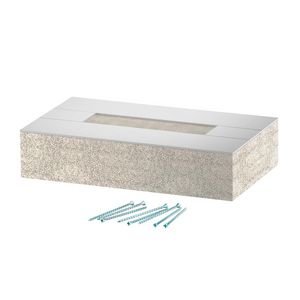 Eindstuk voor BSKD09-K0511 50x110 glasvezel grijs