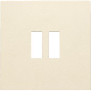 Afwerkingsset dubbele USB-A-lader cream