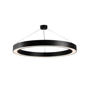 Plafond-/wandarmatuur NILO 800mm dir./indir. 3K DALI nood zwart