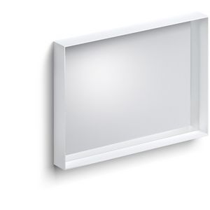 Look at Me spiegel, 70cm, met omlijsting, mat wit