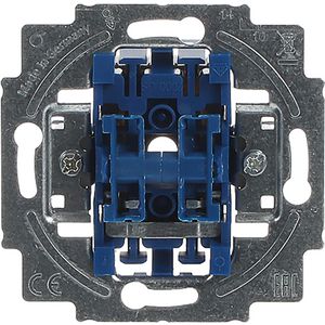 Inbouw wip-impulsdrukker1-polig 2x 10A 250V AC