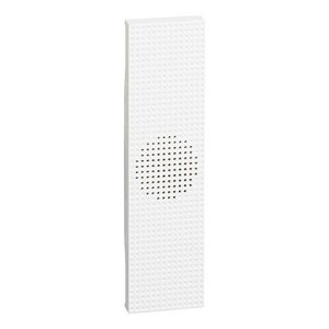 Sierplaat bel wit 1 module voor bel LivingNow