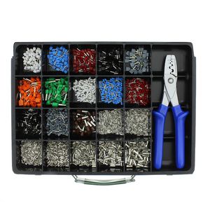 Adereindhulzen geisol. assortiment 0,5-2,5mm² tang metaal