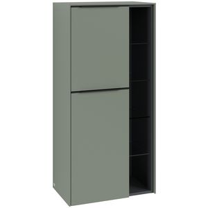Middenkast SUBWAY 3.0 574x1200x362mm Soft Green C59801AF greep Volcano Black