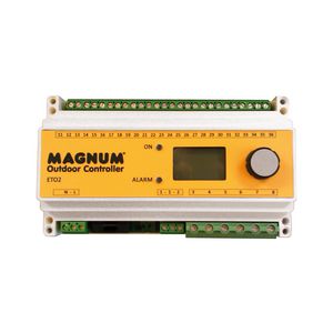 Thermostaat ETO-4550 temperatuur/ vocht 3x16A 230V voor op DIN-rail