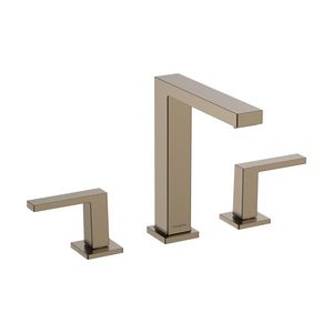 Tecturis E 3-gats wastafelkraan 150 met afvoerplug Brushed Bronze
