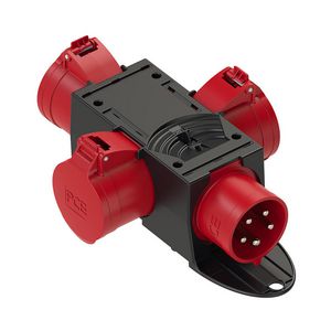 St.Anton 4f verdeler 3x32/5/400 6h rood FW onbeveiligd tcd