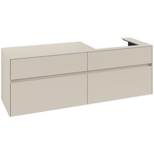 Wastafelonderkast Collaro 1600x548x500mm Cashmere Grey C02300VN