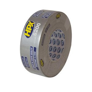 Zelfklevende tape HPX duct tape pantser 50mmx50m Zilver