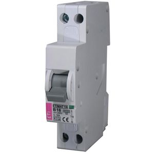 Installatieautomaat ETIMAT 1N B-karakteristiek 10A 1mod. 1-polig + Nul 6kA