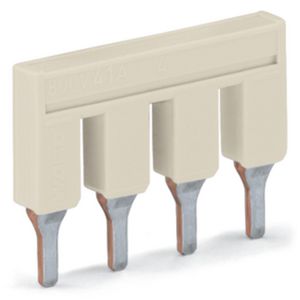 Brug 4-voudig geisoleerd lichtgrijs 2006-404 VVE=25