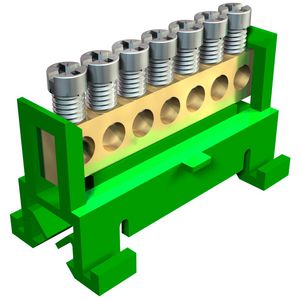 Aardklem 7x16mm² polyam groen VVE=10