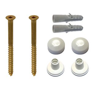 WC-set Behoe 2MF 6x70 Torx 25 ms Chroom m. pluggen VVE=100