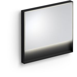 Look at Me spiegel 90cm LED-verlichting IP44, mat zwart