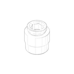 Nippel 23x26mm Champagne (22kt Goud)