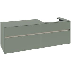 Wastafelonderkast Collaro 1600x548x500mm Soft Green C02300AF