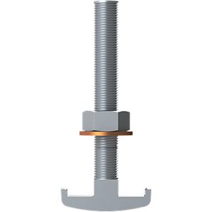Verbindingselement profielrail haakbout CU 10 L=80 VVE=10