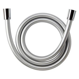 Synthetische flexibele slang lengte 125 cm silver
