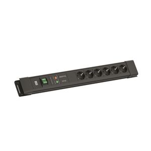 CONNECTUS 6x 230V RA oversp. beveiliging net- freq. filter s